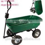 Garden Tool Cart TC2145 With 4 Wheels and Plastic Tray thumbnail-1