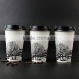 Factory Price 16oz Custom Logo Printed Double PE Cold Drink Paper Cup thumbnail-3