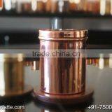 Brand Logo Engraving Copper Candle Jar thumbnail-4