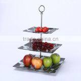 Tempered Glass Square New Design Cake Stand thumbnail-1