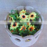Flower Basket Handmade Flower Basket Flower Girl Baskets Artificial Christmas Flower Basket for Sale thumbnail-2