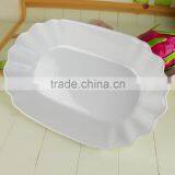 2017 Factory Supplies Fluted Edge Dinnerware Serving Food Tray thumbnail-5