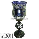 Decorative Glass Metal Hurricane thumbnail-4