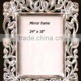 Carved Wooden Mirror Frame,Hand Carved Wood Antique Mirror Frame,Hand Carved Decoration Wood Mirror Frame,Hand Made Mirror Fram thumbnail-1