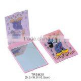 Plastic Custom Logo Pocket Mirror Foldable Square Cosmetic Mirror thumbnail-1