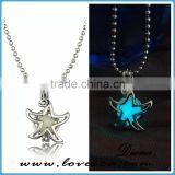 Hot Selling Luminous Jewellery Glow Star Necklace Pendant thumbnail-3