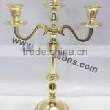 Cast Aluminium Centerpiece Candelabra With Gold Plated Finish thumbnail-5