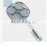 Double Handle Stainless Steel Barbecue Bbq Grill Wire Mesh Net thumbnail-6