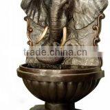 Bronze Indoor Decorative Fountains With Elephant Statue thumbnail-1