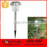 G0046 Stainless Steel LED Solar Gardens Rechargeable Light Lapms thumbnail-1