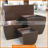 Home Decoration Giant Fiberglass Flowerpot thumbnail-1