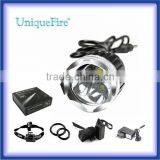 UniqueFire 3 Watt 3 Cree U2 Led Rechargeable Headlamp