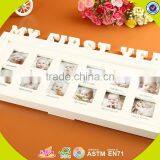2017 Wholesale 12 Hole European Style Retro Wooden Family Photo Frame W09A043 thumbnail-3