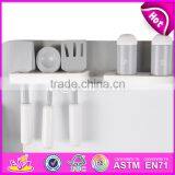 New Design Luxurious Girls Pretend Play Toys Wooden Pink Toy Kitchen W10C281 thumbnail-6