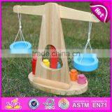 2015 Brand New Wooden Balance Scale Toy, Balance Wooden Toy, Preschool Wooden Balance Scale Toy W11F053 thumbnail-5