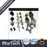 Carbon Steel European American Style Security Sliding Door Hardware Track And Roller Wheels Stop For Wooden Door thumbnail-1