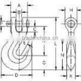 330-A US Type Clevis Grab Steel Hook thumbnail-2