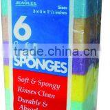 6pcs Kitchen Clean Sponge Set thumbnail-1