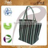 Heavy Duty Canvas Tote Bag With Inside Polyester Tafetta Lining With v Pocket Outside thumbnail-1