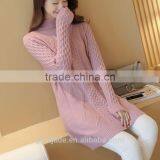 Wool Sweater Design for Girl White Cotton Pullover Sweater Women thumbnail-6