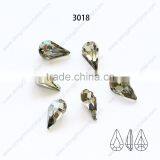 Wholesale Lead Free Jewelry Garment Crystal Teardrop Rhinestone Beads thumbnail-1
