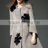 2016 German Style High Quality Windproof Womens Wool Coat thumbnail-1
