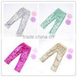 Factory Wholesale Icing Pants Adorable Baby Black Long Pants Toddler Infant Girls Sequin Pants thumbnail-1