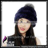 CX-C-239 2016 New Mink Fur Women Russian Style Winter Fur Hat With Pom Pom thumbnail-2