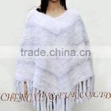 CX-B-M-10E Large Knit Mink Pullover Shawl thumbnail-4