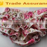 Soft Baby Boutique Clothing Newborn Toddler Ruffle Shorts Infant Flower Patterns Bloomer thumbnail-1