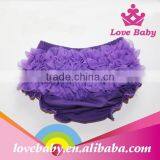 Kids Bloomers Chiffon Ruffle Shorts Baby Cloth Diapers Wholesale Bloomers thumbnail-1