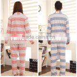 OEM Service Cotton Two-colors Monkey Printing Casual Couple Pajamas thumbnail-3