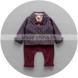 S17747A Autumn Kids Clothing Wholesale Price Three-piece Boys Gentleman Sets thumbnail-2