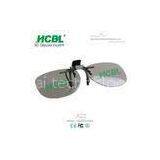 Unique Comfortable 3D Cinema Flat Clip On 3D Glasses / Eyewear For Men / Women thumbnail-1