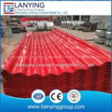prepainted corrugated steel sheet wave type in cheap price