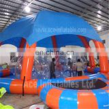 Guangzhou cheap used inflatable pool tent with inflatable mattress wholesalers