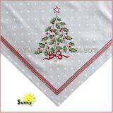 Christmas Tree Embroidery of Christmas Tablecloth in 2017 thumbnail-2