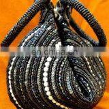 Black Beaded Designer Potli Bag thumbnail-1