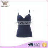 Adjustable shoulder girdle breathable custom hot women sexy camisole