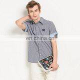 T-MSS531 Summer Fashion Contrast Color Latest Shirt Designs for Men thumbnail-2