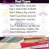 Recuerdos de Boda Wedding Favors Bomboniere Matrimonio Personalized Printed Logo Wedding Hand Craft Fans thumbnail-2