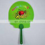 Made in China cutom PP hand held souvenir hand fan round shape