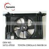 T-O-Y-O-T-A C-O-R-O-L-L-A 1.6L,1.8L,1.6CVT E-fan'08-14' OEM:16711-0T010