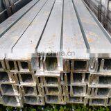 Structural JIS SPFC590 Galvanized U Channel Steel With Holes