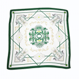 Custom Digital Satin Printed Hand Rolled Hem Silk Women Scarves 2019 thumbnail-2