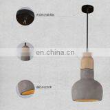 Modern Concrete and Wood Pendant Lamp for Decor thumbnail-4