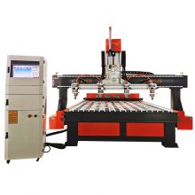 Easy Operation 4 Spindle Heads 4 Axis CNC Router Multi Head Wood Leg Woodworking Engraving Machine