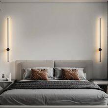 Modern Long Strip Wall Lamp Dining Room Bedroom Study Corridor Aisle Background Wall Mirror Front Wandlamp thumbnail-3