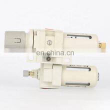 AC4010-04D Automatic Units G1/2 Air Source Treatment Pneumatic Air Filter Regulator And Lubricator With Auto Drain thumbnail-2