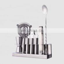 Factory Direct Professional Stainless Steel Barware Mixing Bar Accessories Tools Set